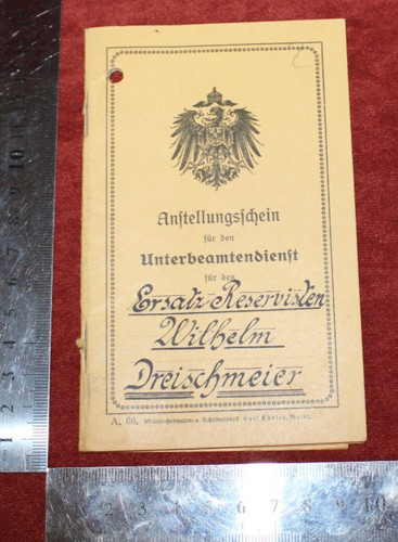 Alter anstellungsschein d - alter,