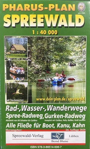 Karte plan spreewald - plan,