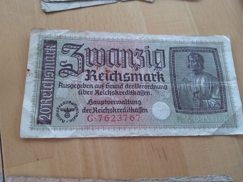 Reichsmark geldschein - 20,