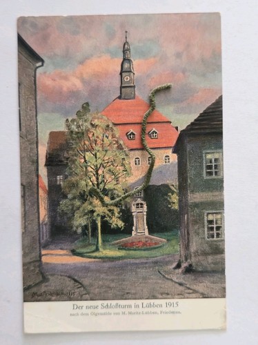 Der neue schloßturm in - ak,
