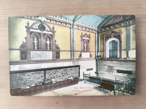 Alte ansichtskarte bad - ansichtskarte,