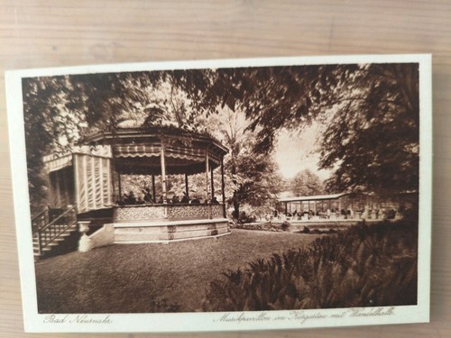 Alte ansichtskarte bad - alte,
