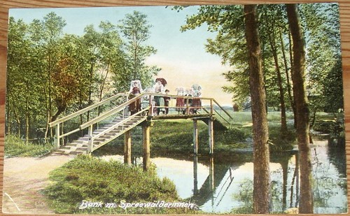 1910 lübbenau spreewald - ak,