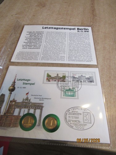 290009 numisbrief bund berlin - 290009/,