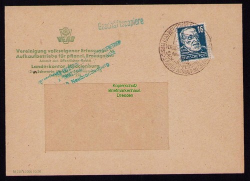 B18388 brief neubrandenburg - brief,
