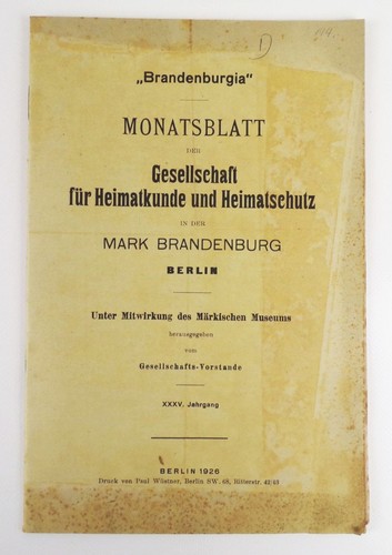 Brandenburgia mark brandenburg - brandenburgia,