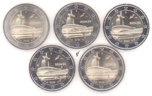 Deutschland brd 2 euro - x,