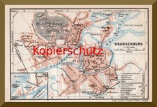 Brandenburg +alter Stadtplan