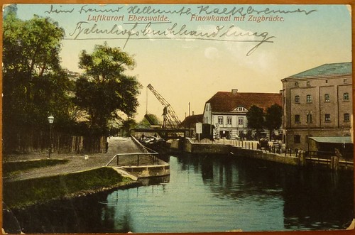 Eberswalde finowkanal mit - eberswalde,