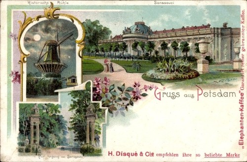 Mondschein litho potsdam - potsdam, in