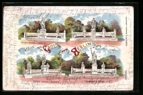 Lithographie berlin otto i - berlin,,