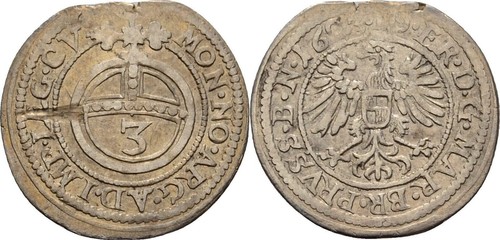 Brandenburg ansbach kreuzer - brandenburg,