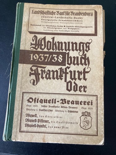 Frankfurt oder wohnungsbuch - oder,
