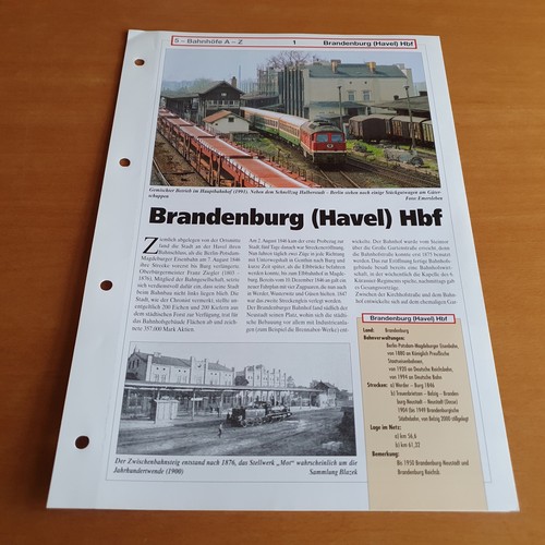 Archiv der bahnhöfe - der,