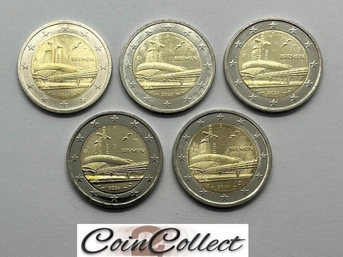 Euro gedenkmünzen - 5x, 2