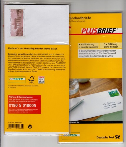 Plusbriefe - 5, €