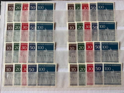Briefmarken bund brandenburger - bund,