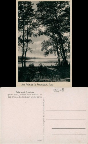 Ansichtskarte berkenbrück - ansichtskarte,
