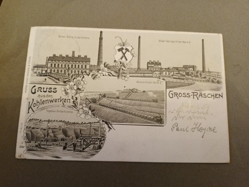 Großräschen kohlewerke - ak,