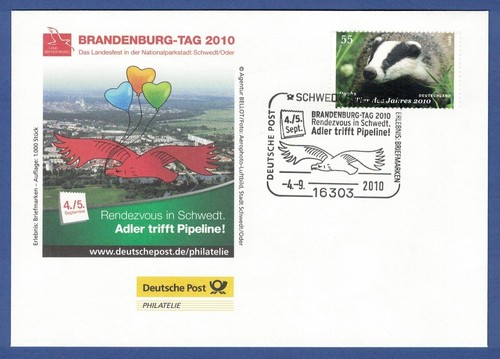 Brd beleg brandenburg tag 2010 - brd-beleg, brandenburg-tag